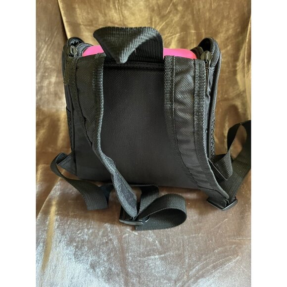 Nintendo Mini Backpack Gameboy Carrying Protective Travel Case Pink Black - NICE - Picture 10 of 16